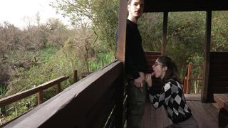 Petite Horny Teen Fucked in Public Park – Almost Caught! – Outdoor