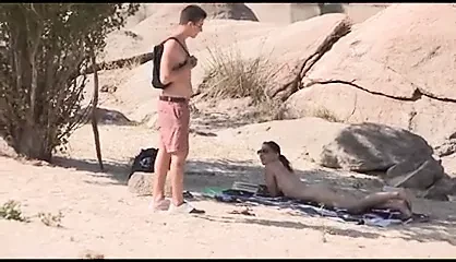 A stranger falls for Jotade’s big cock at the nudist beach